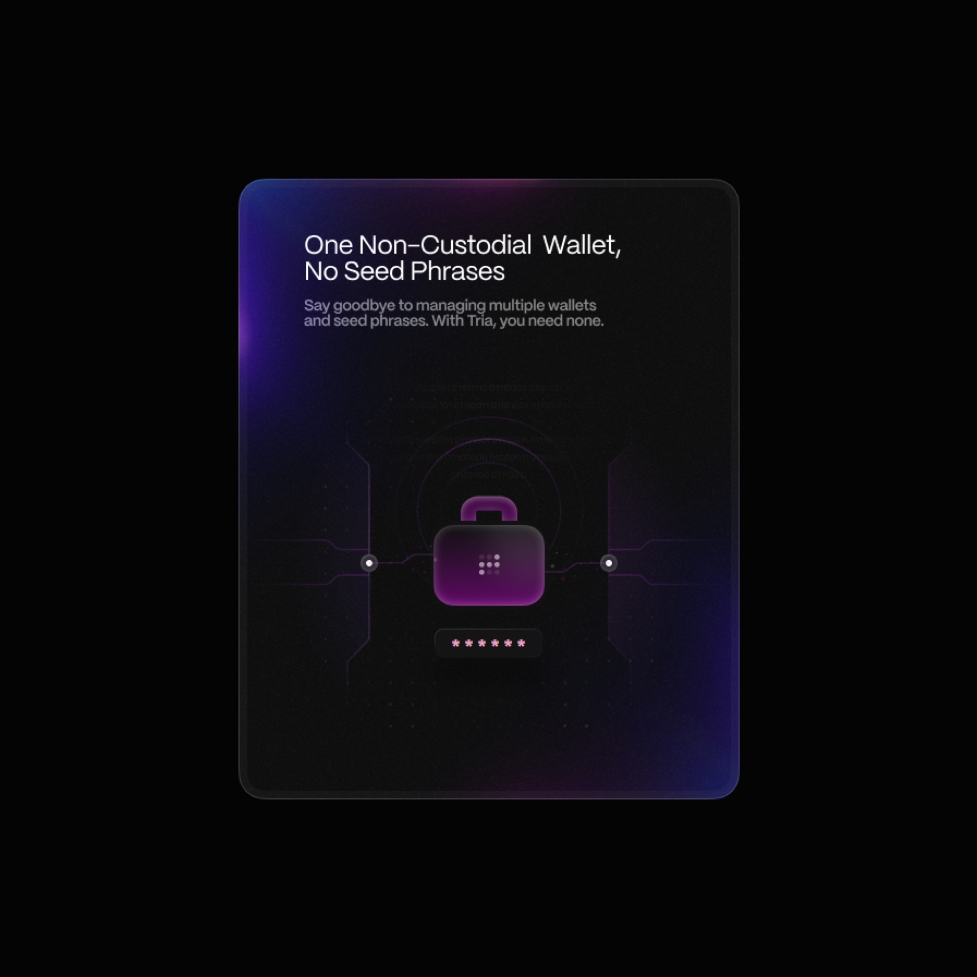 Tria product screen