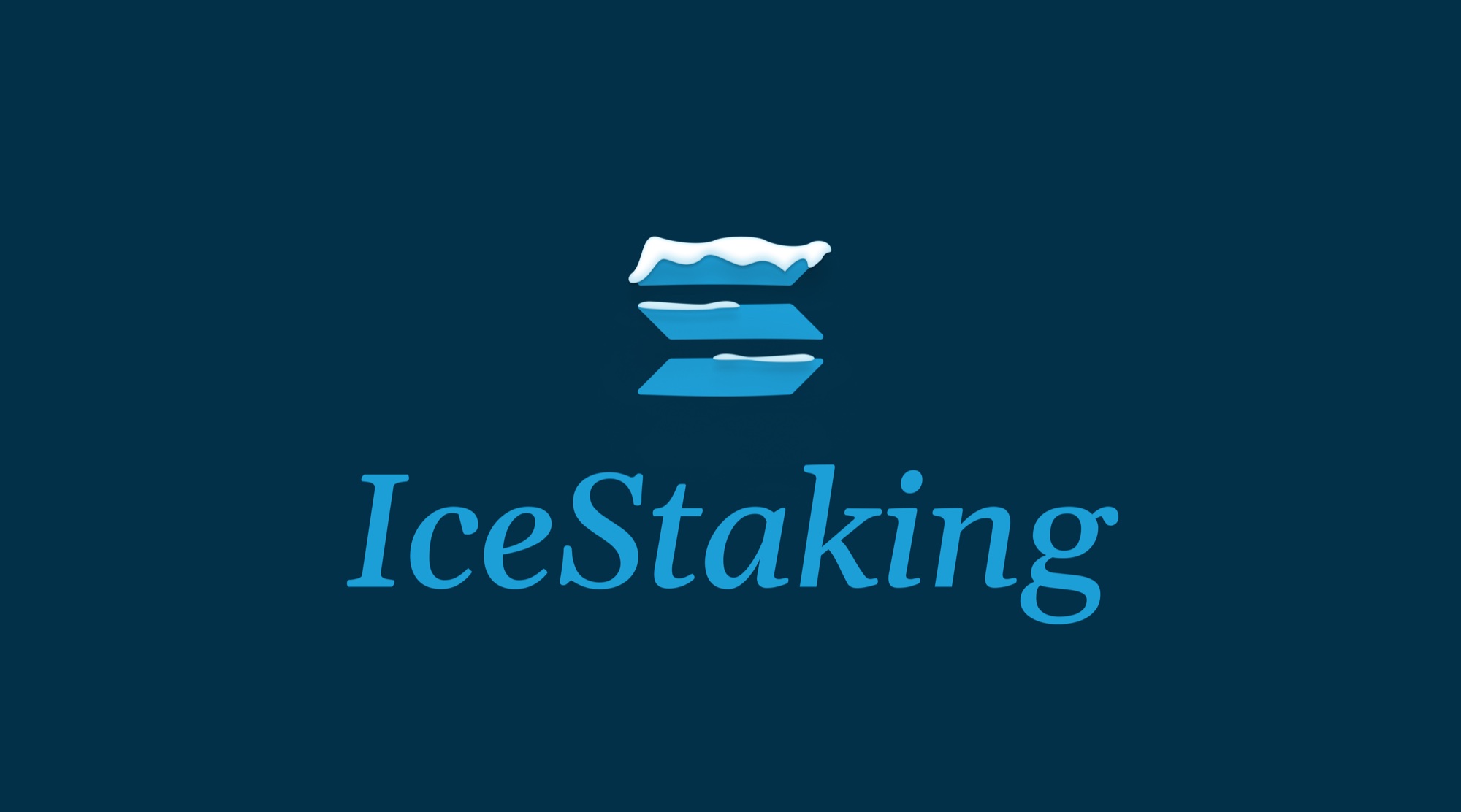 Icestaking logo, vertical