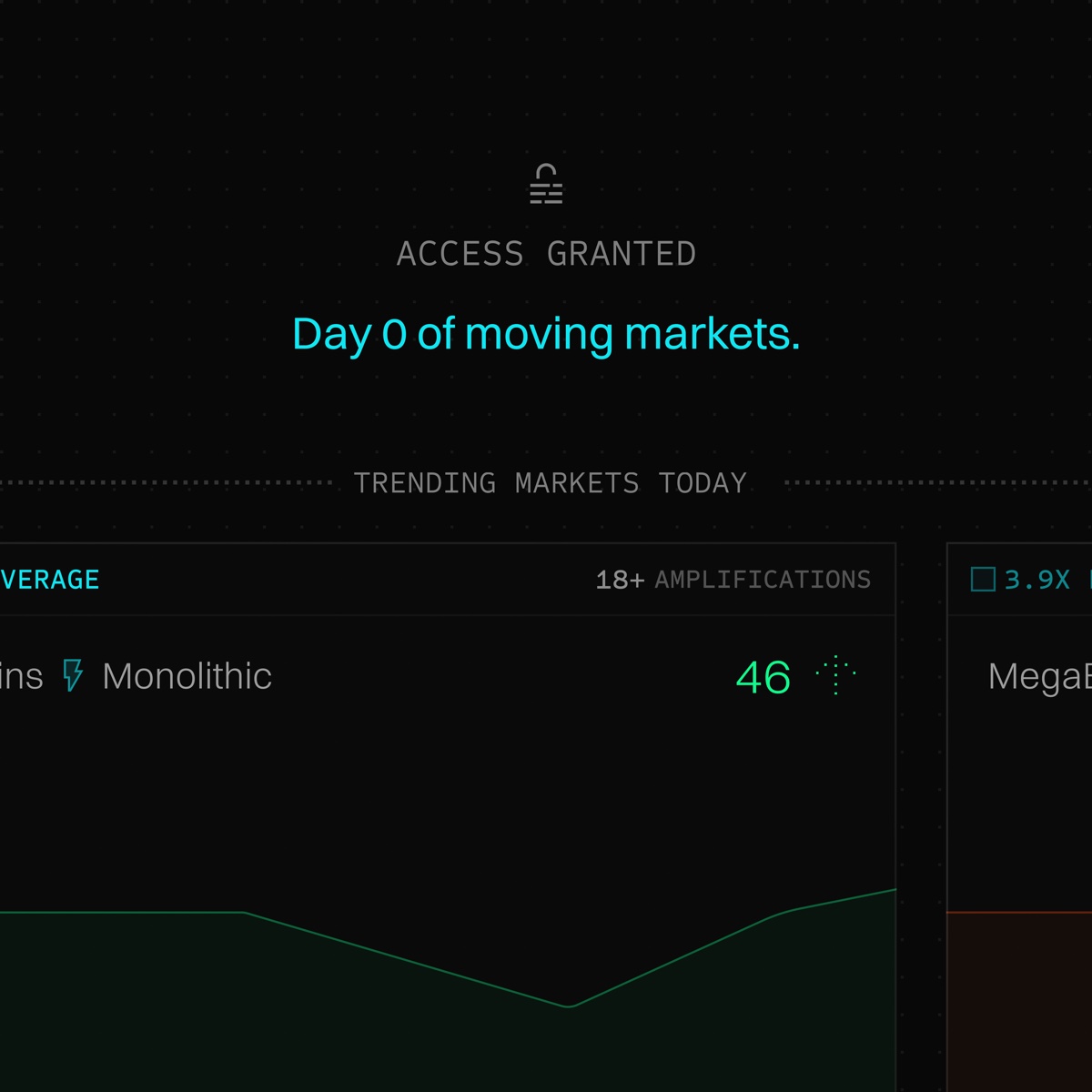 Inertia — Access granted, Day 0 of moving markets